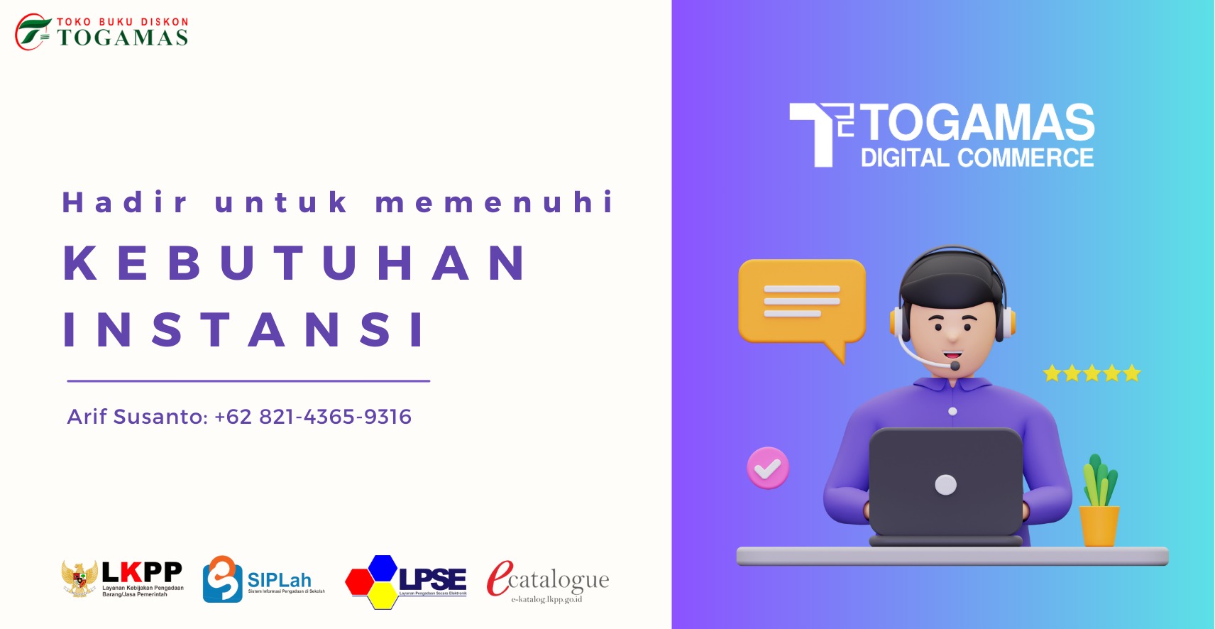 Toko Buku Terbesar | Togamas